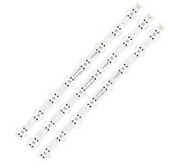HUTBUVEAW Striscia di retroilluminazione a LED 3 Pezzi for LG SSC_Trident_43UK65_S 43UK6520 43UK6510 43UK6520PSA 43UK6510PSF 43UK6500 43UK6750 SVL430A62