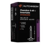 HUTCHINSON - Camera d'aria - City - Standard - Resistenza e antiforatura - Valvola Presta - Spessore 0.9 mm - 48 MM - 700 x 28-35