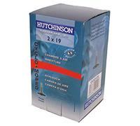 HUTCHINSON - Camera d'aria da 19 pollici - Valvola Presta - Per ciclomotore - Compatibile con vari modelli - Dimensioni 2.00-19 - Tubetype o Tubeless, nero