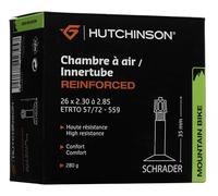 HUTCHINSON - Camera d'aria - MTB - Rinforzata - Resistenza e antiforatura - Valvola Schräder - Spessore 1.2 mm - 48 MM - 26 x 2,30-2,85