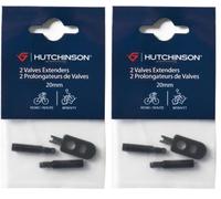 HUTCHINSON - Estensore valvola x2 - Valvole MTB, strada e sterrato - Su cerchi profilati - Accessori per bici - Facile da montare - 20 mm (Confezione da 2)