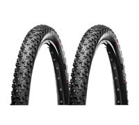HUTCHINSON - SET DI DUE ROCK II - Pneumatico MTB / Tempo libero - Resiste alle forature - Evacua il fango - Cerchietti rigidi - Nero - Tubetype- 26 x 2,00 pollici