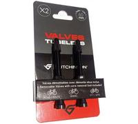 Valvole Tubeless Hutchinson (la coppia) ( Nero / 60 mm )