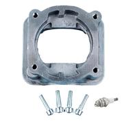 HUTJWYN Base del Cilindro, Coppa del Motore Inferiore, Coperchio della manovella, Adattatore, Cuscinetto, Adatto for Motosega 340, 345, 350, 346XP, 351, 353, 503885901