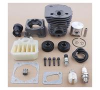 HUTJWYN Kit Filtro Olio pistone Inferiore Cilindro da 44 mm for Motosega 340 350 345 503869971 503885901 503932302