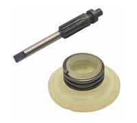HUTJWYN Kit ingranaggio a Vite Senza fine con Leva dell'albero dello stantuffo del pistone dell'olio for 435 440E 445 450 450E 340 345 350 EPA Saw 503 93 21 01,540057901