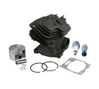 HUTJWYN Kit Motore con Cilindro e pistone da 52 mm for Motosega MS382 MS382C MS 382, Parte di Ricambio for decompressione della Candela.