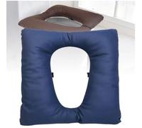 HUTRADE Cuscino Antidecubito con Foro, Sedia A Rotelle Sedile WC Cuscino per Anziani Pelle PU Impermeabile Cuscino Sedia da Doccia Cuscino Ortopedico per Alleviare Il Dolore Adatto