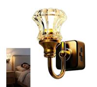 HUTRADE Illuminazione interna decorativa estetica,Luce Notturna a LED da Presa a Forma di Fiore - Lampada Notturna Vintage da Parete, Luce Calda Decorativa per l'Arredamento della Casa