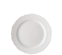 Hutschenreuther 02013-800001-10025 - Piatto da Portata Maria Theresia con Bordo, 25 cm, Bianco