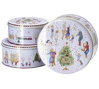 Hutschenreuther Collezione 23 lunghezze natalizie Set 3 contenitori per biscotti