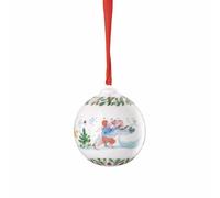 Hutschenreuther Collezione di Natale 2025 - Pallina in porcellana per giochi di Natale, Ø 6 cm