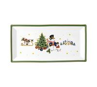 Hutschenreuther Happy Christmas Happy Christm. - Piatto rettangolare, 36 cm, colore: Verde