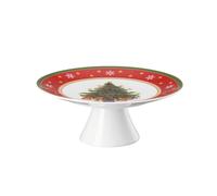 Hutschenreuther Happy Wintertime Piatto Da Torta Con Piede Piccolo 22 Cm