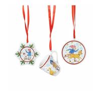 Hutschenreuther Mini-Anhänger Tazza Mini Set Weihnachtsspiele 3-tlg