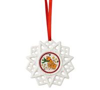 Hutschenreuther, Ornamento Stella 2024 "Cane", Porcellana