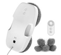 HUTT DDC55 Robot Lavavetri Finestre 3800Pa, Robot Lava Vetri Elettrico con Telecomando, per Grandi Finestre Interne/Esterne, Pareti in Marmo, Ceramica, con 12pcs Panno