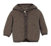 Huttelihut - Baby's Jacket Bear Ears Wool Fleece - Giacca di merino 74 marrone