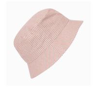 Huttelihut - Kid's Bucket Hat Woven Stripe - Cappello 54 cm - 6-8 Years bianco/fuchsia