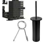 Huucozn Pin di Ricambio Peso per Palestra Pin Weight Stack Palestra Lunghezza 110 mm Pin per Peso Aggiuntivo Perno per Pila di Pesi per Palestre Domestiche e Attrezzature Fitness Professionali