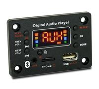 Huudngeje 1 PCS Modulo Bluetooth Car Audio Mp3 Decoder Scheda Amplificatore di Potenza Funzione Microfono Esterno