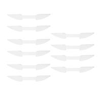 Huudngeje 10pcs per Labbra al Flauto In Silicone Cuscinetto da Dente Non Slip per Strumenti A Legna Marcia Protettiva per I Giocatori di Flauto 0,5 mm