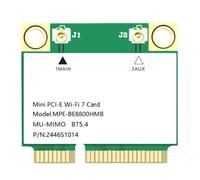 Huudngeje BE200 WiFi7 8774M Tri Band 2,4G/5G/6GHz Network Wireless WiFi 7 Mini-PCIE Adattatore della Scheda per Win10/11 per Computer Portatile