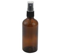 Huudngeje Flacone in vetro ambrato da 100 ml con nero ATOMISER, contenitore riutilizzabile per uso con olio/aromaterapia