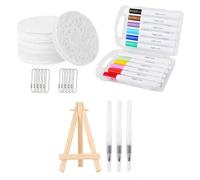 Huudngeje Kit di Pittura per Sbuffi, Disegno 3D Magic Tela Spugna, Magica, Penna A Fai -da -Te, Pittura A Texture Popcorn
