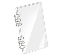 Huudngeje Leaf Leaf A6 Raccolgo A 6 Anelli Clear Bilder Binder Acrilic Cover A6 Planner Budget Binder Binder Forniture per Ufficio