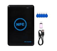Huudngeje Lettore/Scrittore Smart Chip NFC A 5 Bande con Keychain 5xuid 125k 13.56m Duplicatore HID Duplicatore Tag Clone Clone Ic Copia