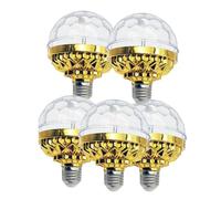Huudngeje Luce A Sfera da Discoteca Rotante Colorata E27 RGB Bulbi A Lulb Rotante A Rotazione per di Danza Domestica Efficienza Energetica con Effetto