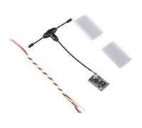 Huudngeje Ricevitore ExpressLRS 2,4G Ricevitore A Lungo Raggio ELRS 50MW con Antenna di Tipo T per Le Parti di Attraversamento del Drone FPV RC