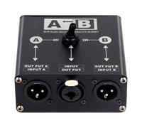 Huudngeje Selettore Manuale 2 In 1 Out o 1 In 2 Out XLR Bilanced Audio Source Switcher 2 1 Connettori Femmine per Microfono A Schede Audio Microfono Mixer