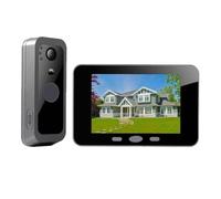 Huudngeje Smart Home Security Wireless Intercom Geste Dei Panni Della Visione Notturna Visita Video Porta Della Porta Impermeabile Non Ne È Necessaria Una Rete