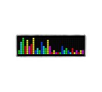 Huudngeje Visualizza Audio di Musica A LED LED LEGGIO RGB Orologio Elettronico Elettronico Spectrum Colorato Pickup Atmosfera Indicatore del Livello Della Lampada