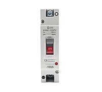 HUUOQIWY 1P DC 250V DC Solare Custodia Modellata Interruttore MCCB Protezione da sovraccarico Interruttore di Protezione for Solare fotovoltaico FV 100A 125A(250a)