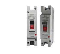 HUUOQIWY 1P DC250V 63-1250A DC Solare Modellato Interruttore Automatico MCCB Protezione da sovraccarico Interruttore protettore for Solare fotovoltaico fotovoltaico(100a)