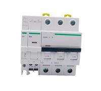 HUUOQIWY Interruttore ausiliario passivo IOF shunt 3P IC65 IMX+ Tripper Piccolo Interruttore Automatico Accessori Interruttore Aria antincendio DC24V(3P-63A)