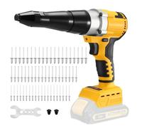 HuuppHip Pistola rivettatrice senza fili compatibile con DeWalt 18V (senza batteria)