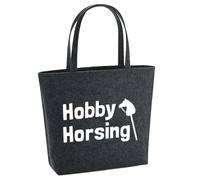Huuraa acquirente Hobby Horsing Borsa regalo per la spesa 22 litri Feltro melange antracite Hobby Horsing Presente