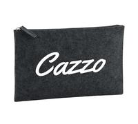 Huuraa borsa da toilette Cazzo Borsa regalo per cosmetici in feltro color carbone da 1 litro Cazzo Presente