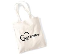 Huuraa borsa per il trasporto Best Brother Borsa regalo in tessuto naturale 10 litri cotone Best Brother accessorio