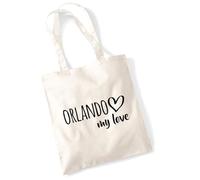Huuraa borsa per il trasporto Orlando Borsa regalo in tessuto naturale 10 litri cotone Orlando accessorio