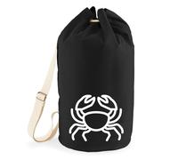 Huuraa borsone Cancro Zaino regalo nero 20 litri cotone Cancro Presente