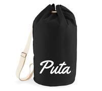 Huuraa borsone Puta Zaino regalo nero 20 litri cotone Puta Presente