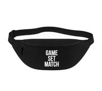 Huuraa marsupio Game set match Borsa a tracolla regalo nera 2,5 litri Game set match Presente