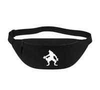 Huuraa marsupio Licantropo Borsa a tracolla regalo nera 2,5 litri Licantropo Presente