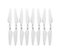 HUVNEXA 1/2/4 paia di viti di base dell'elica a sgancio rapido, eliche pieghevoli, lame, accessori, for HUBSAN, Zino H117S, drone RC for aeromobili Elica per droni(White 4 pairs)