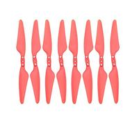 HUVNEXA 1/2/4 paia di viti di base dell'elica a sgancio rapido, eliche pieghevoli, lame, accessori, for HUBSAN, Zino H117S, drone RC for aeromobili Elica per droni(Red 4 pairs)